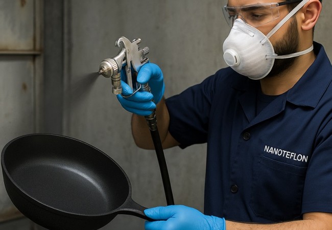 بازسازی ظروف چدنی - زنگ‌زدایی، سیزنینگ و پوشش نانویی در نانوتفلون