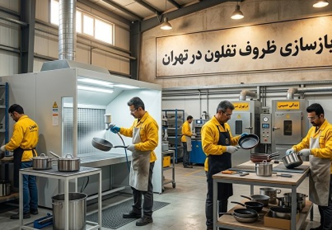 بازسازی ظروف تفلون در تهران با پوشش نانو در نانوتفلون