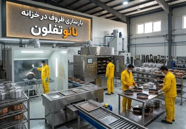 بازسازی ظروف در خزانه با نانوتفلون