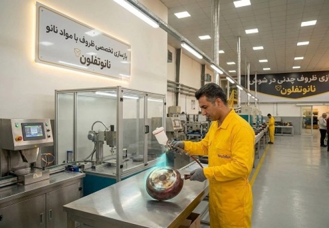 بازسازی ظروف با مواد نانو با نانوتفلون