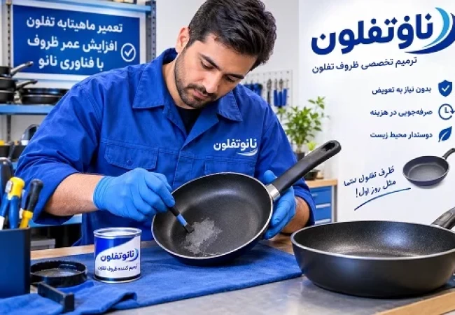مرکز ترمیم و بازسازی ماهیتابه تفلون در تهران